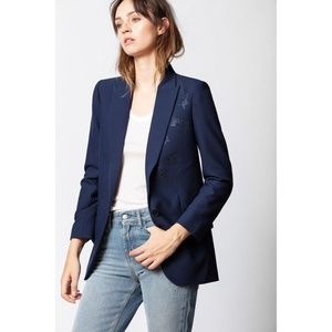 ZADIG & VOLTAIRE Viva Bis Strass Stars Blue XS